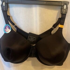 Vanity Fair Beautiful Back underwire bra in black.  New with tags.
